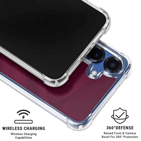 NFL Washington Commanders Flag Galaxy S25 Clear Case